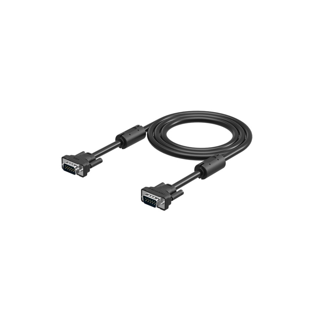 VGA კაბელი VENTION VAG-B04-B2500 VGA(3+6) Male to Male Cable 25M Black