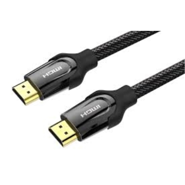 VENTION VAA-B05-B800 Nylon Braided HDMI Cable 8M Black Metal Type