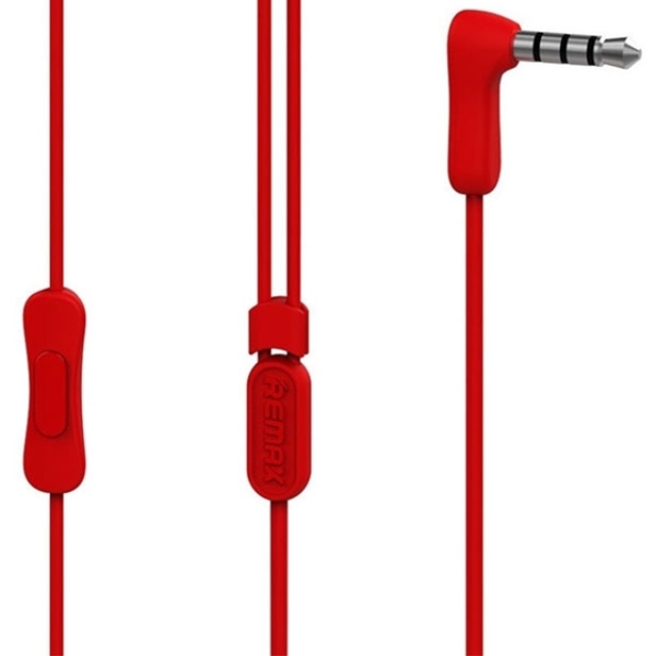 ყურსასმენი REMAX Earphone  RM-301 red