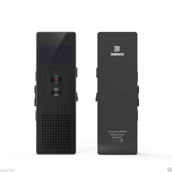  დიქტოფონი REMAX RP1 Voice Recorder black