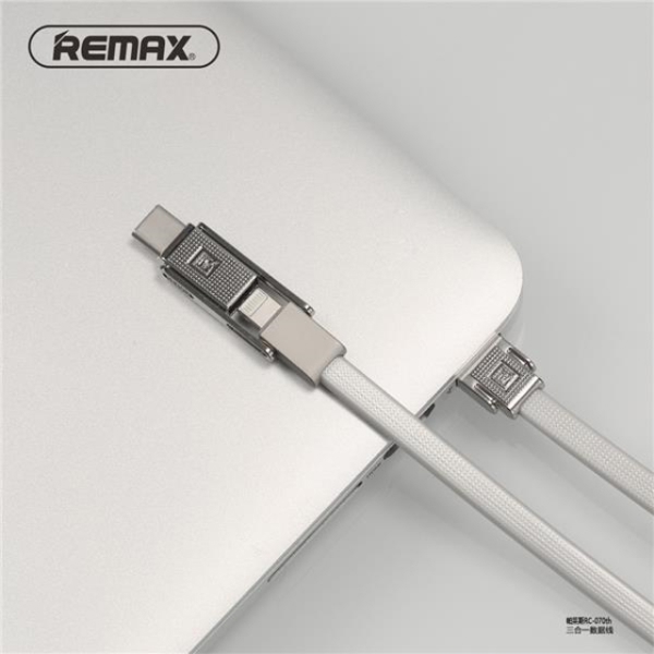 REMAX Gplex 3in1  Cable RC-070th silver