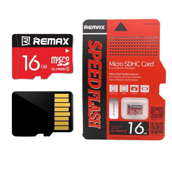 მიკრო ჩიპი Remax  TF card Speed flesh Micro SDHC 16GB Class 10