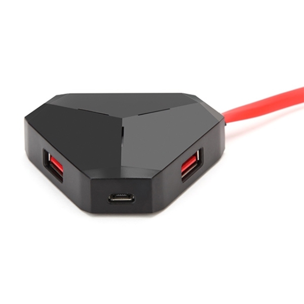 REMAX Multi Port USB Charger Hub RU-U3 red+black