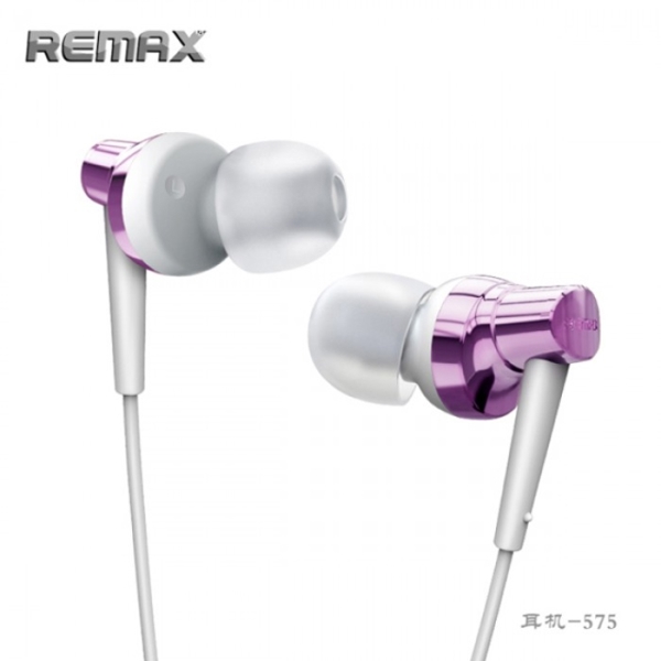 ყურსასმენი REMAX Earphone   RM-575 Pro Purole