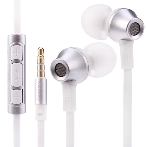 ყურსასმენი  REMAX Earphone  RM-610D Silver 