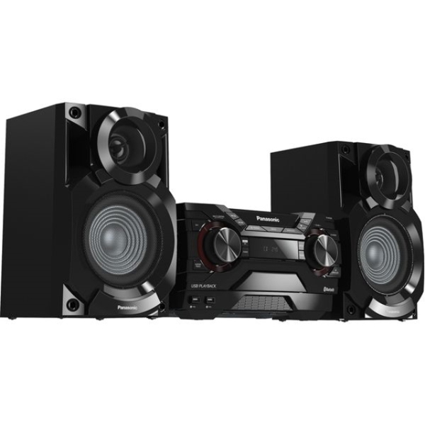 PANASONIC  MINI HIFI SYSTEM SA-AKX200E-K  400W  LARGE 16 CM WOOFER FM RADIO CD, CD-R-RW  USB BLUETOOTH