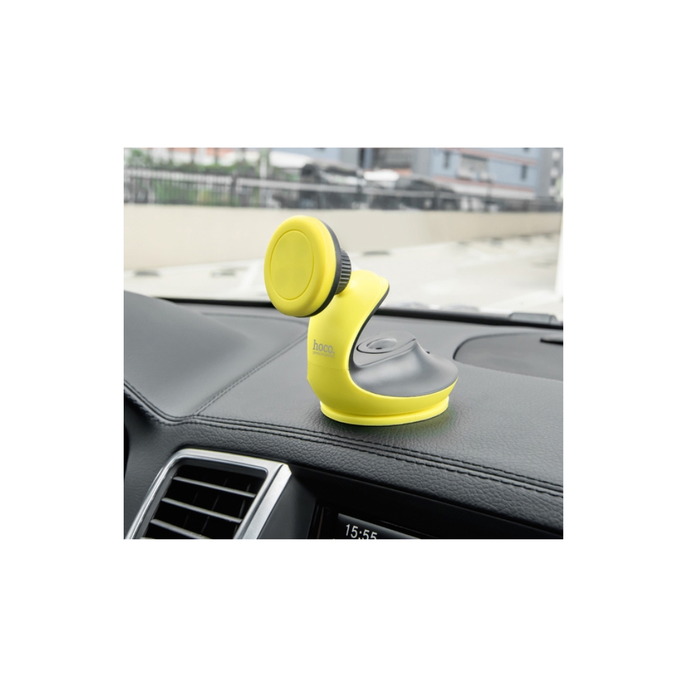 სმარტფონის სამაგრი MOBILE TRIPOD AND DOCK HOCO CA15 ACCOMPANIST SERIES SWAN SUCTION PAD MAGNETIC HOLDER BLACK