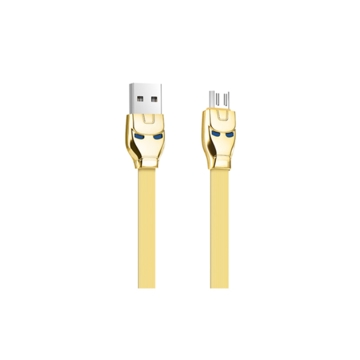 HOCO U14 STEEL MAN MICRO CHARGING CABLE GOLD