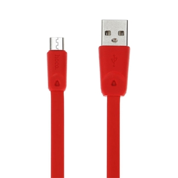 USB კაბელი HOCO X9 RAPID MICRO CABLE (L=1M) RED