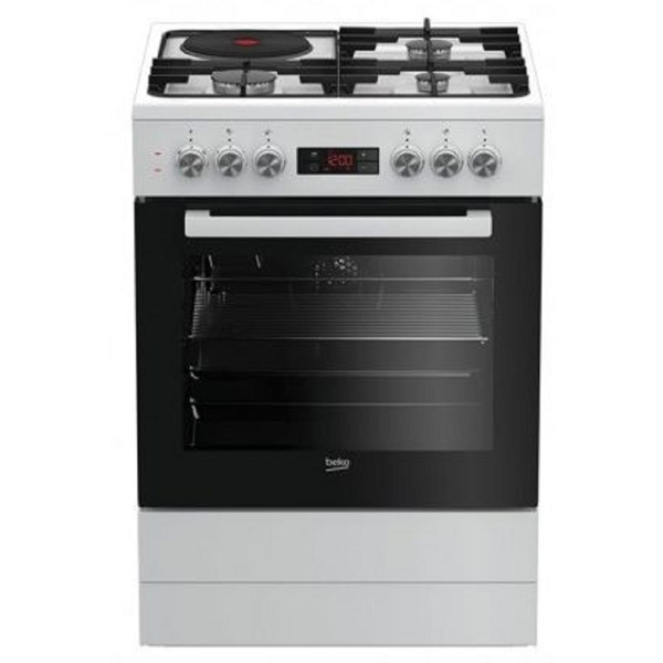 Beko FSE 63330 DW Superia, 3 Gas, Oven, White