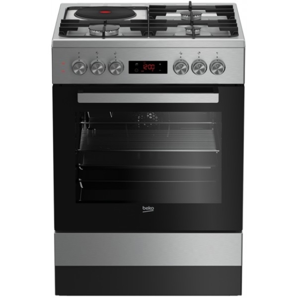 Beko FSE 63330 DX Superia, 3 Gas, Oven, Inox