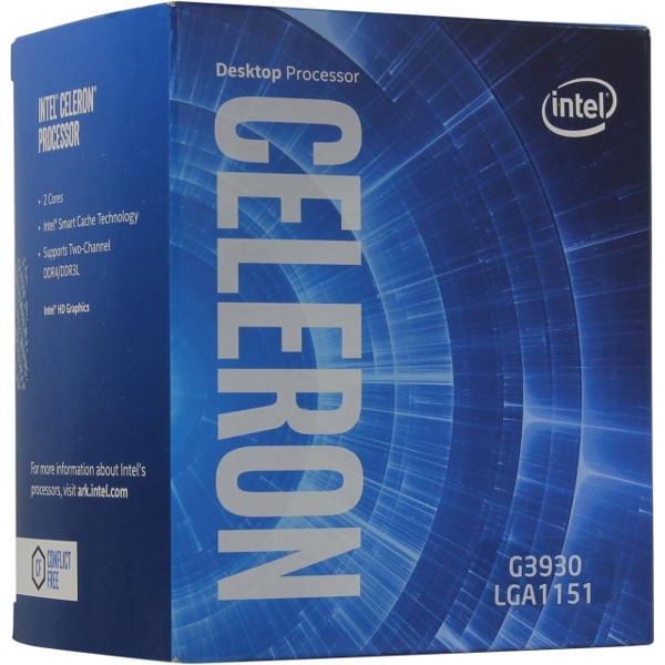 პროცესორი CELERON LGA1151   G3930( 2.9GHZ),  2MB, TRAY