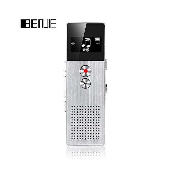 დიქტოფონი Benjie BJ-M23 C6 Metal Voice recorder and MP3 8GB flash memory Silver