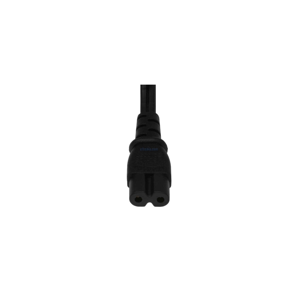 შნური შემაერთებელი დეტალებით 2-Slot Polarized Power Cord