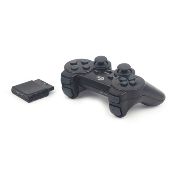 სათამაშო კონსოლის ჯოისტიკი GMB WIRELESS  DUAL   VIBRATION GAMEPAD  PS2PS3