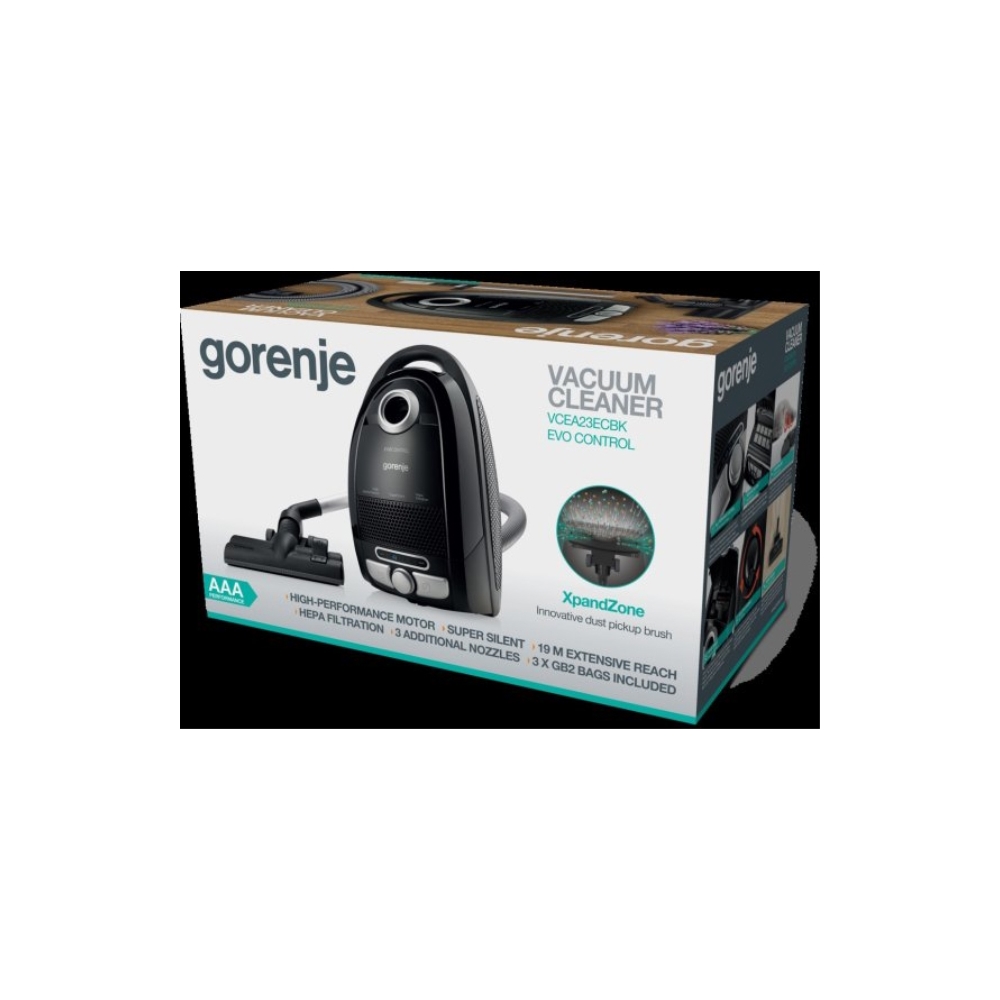 მტვერსასრუტი  GORENJE  VCEA23ECBK შავი 