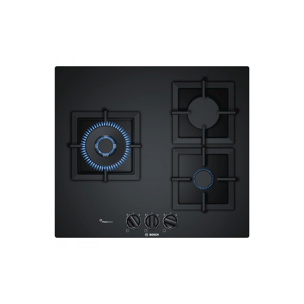 გაზქურის ზედაპირი  BOSCH  PPC6A6B20 შავი