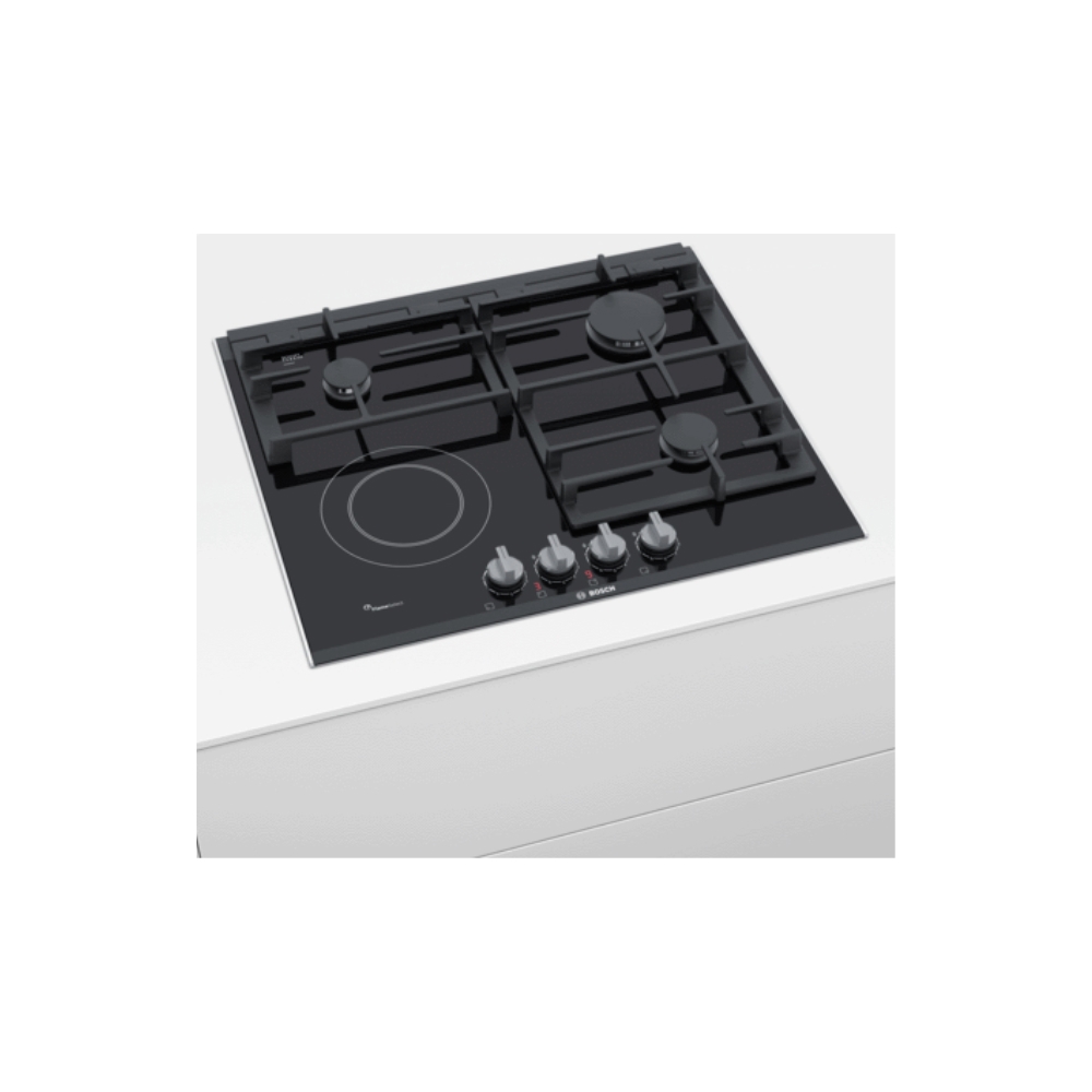 გაზქურის ზედაპირი  BOSCH  PRY6A6D70Q შავი 