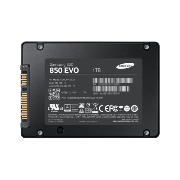 მყარი დისკი Samsung SSD 850 Evo 1TB 2.5" SATA III