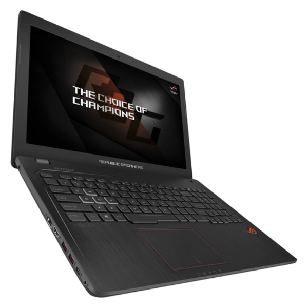 ნოუთბუქი ASUSTEK ASUS  ROG GL553VE 15.6" FHD  I7-7700HQ, 8GB, 1TB,GTX 1050TI  4GB, DOS, DVD+RW  BLACK