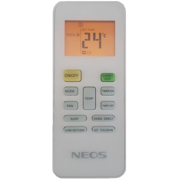 კონდიციონერი NEOS NS18HPB  (24 BTU)  55-60  კვ2