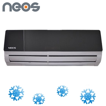 კონდიციონერი NEOS NS24HPB  (24 BTU)  ფართი 90-კვ2