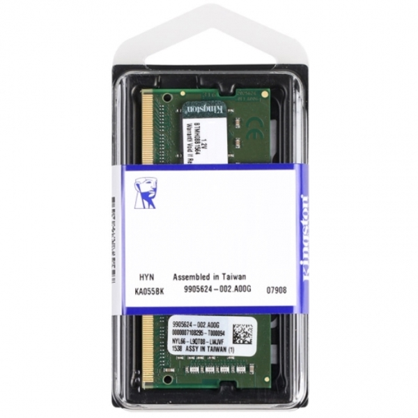 ოპერატიული მეხსიერება Kingston 4GB DDR4 2400MHz , Non-ECC , CL17 , 1.2V , Unbuffered , SODIMM 1Rx16