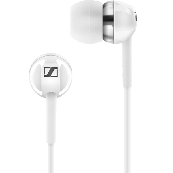 ყურსასმენი SENNHEISER CX 1.00 White სადენის სიგრძე 120 მმ