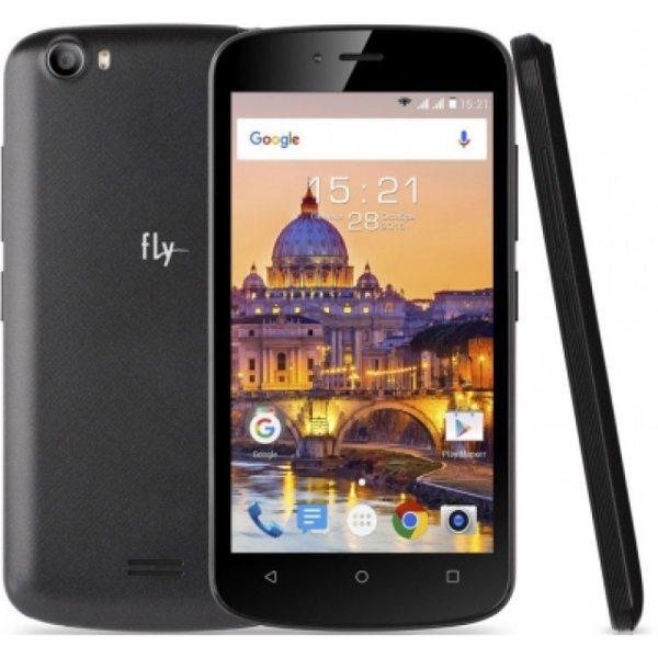 მობილური ტელეფონი FLY  FS512 Black  LTE ეკრანი 5.0  (854x480) 3G