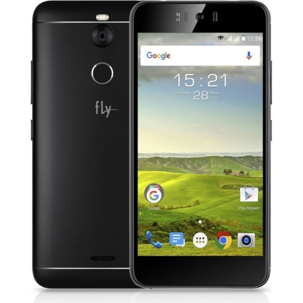 მობილური ტელეფონი FLY FS520 BLACK 4G  ეკრანი  5.2 (1280 x 720) 2GB