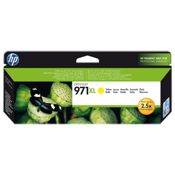 კარტრიჯი  HP ORIGINAL CN628AE  HP 971 XL YELLOW  OFFICEJET INK CARTRIDGE