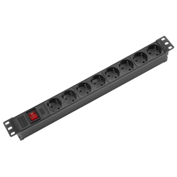 დენის გამანაწილებელი 19" Rack Mount Power unit - 1U, 8 Outlet 220V 16A (inC14)