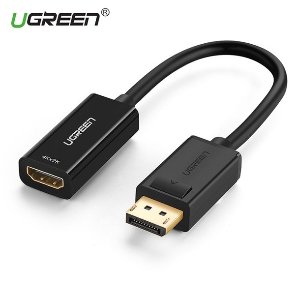 ადაპტერი UGREEN MM137 (40362) DisplayPort to HDMI Female Converter 1080P DP To HDMI Adaptor DP to HDMI