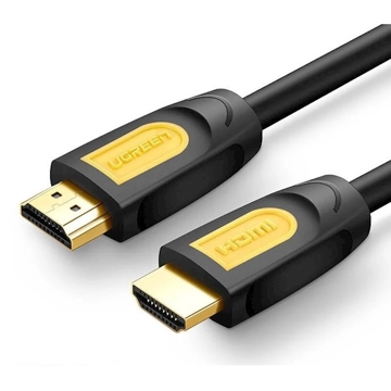 HDMI კაბელი UGREEN HD101 (10167) HDMI to HDMI Cable, 5m, Yellow/Black