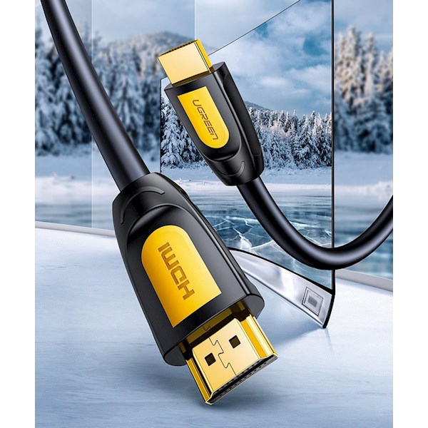 UGREEN HD101 (10167) HDMI to HDMI Cable, 5m, Yellow/Black