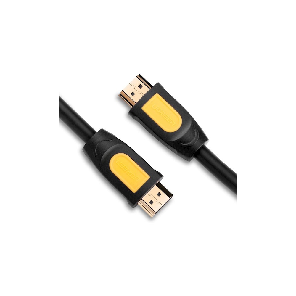 HDMI კაბელი UGREEN HD101 (10170) HDMI to HDMI Cable, 10m, Yellow/Black