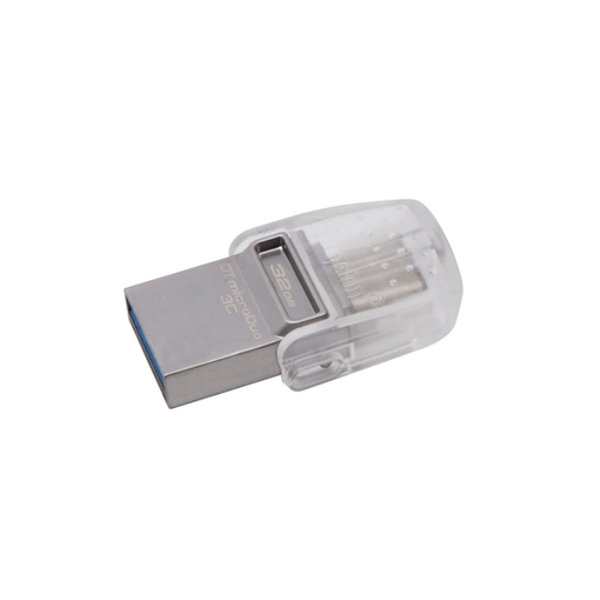 USB ფლეშ მეხსიერება 32GB DTDUO3C32GB TYPE-C MICRODUO,TYPE-C USB 3.0