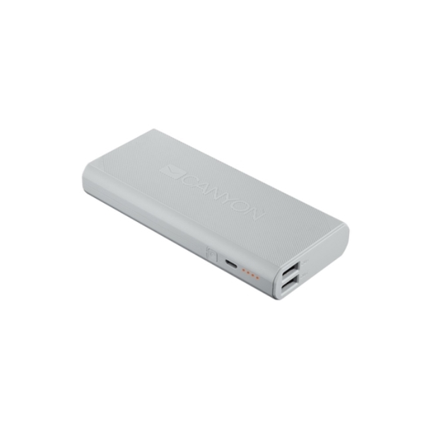 პორტატული დამტენი CANYON POWER BANK 13000MAH BUILT-IN LITHIUM-ION BATTERY MAX OUTPUT 5V2.4A