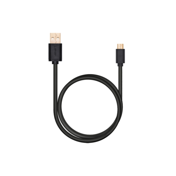 USB კაბელი Ugreen US125 (10837) Micro-USB male to USB male cable Round 1.5M