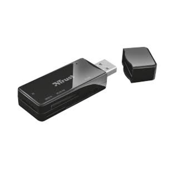 ბარათის წამკითხველი TRUST NANGA USB 2.0 CARDREADER