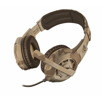 ყურსასმენი TRUST GXT 310D RADIUS GAMING HEADSET - DESERT CAMO