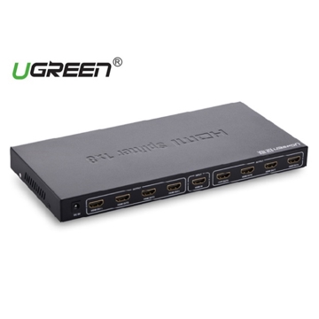 სპლიტერი UGREEN 40203, 1x8 HDMI Amplifier Splitter, Black