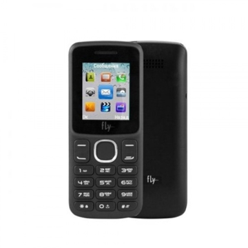 მობილური ტელეფონი Fly  FF181_Black, 1.77  128x160, 312MHz, 1 Core, 32MB RAM, 32MB, up to 16GB flash, 2 Sim, 2G, BT, 1700mAh