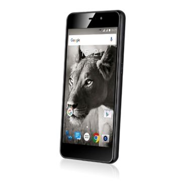 მობილური ტელეფონი FLY FS523_Black, 5.0" 1280x720, 1.3GHz Quad Core, 8GB, 1GB, 8MP/2MP, 2 Sim, LTE, BT, WiFi, 2400mAh, Android 7.0, Fingerprint