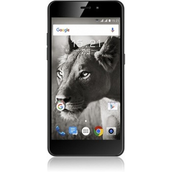 მობილური ტელეფონი FLY FS523_Black, 5.0" 1280x720, 1.3GHz Quad Core, 8GB, 1GB, 8MP/2MP, 2 Sim, LTE, BT, WiFi, 2400mAh, Android 7.0, Fingerprint