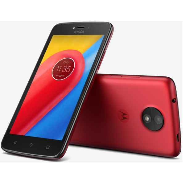 მობილური ტელეფონი MOTO С (XT1754) red, 5.0 inches, 480x854 pixels, Quad-core 1.3 GHz , 16 GB, 1 GB RAM,2 MP/5 MP, AF, 2350 mAh.