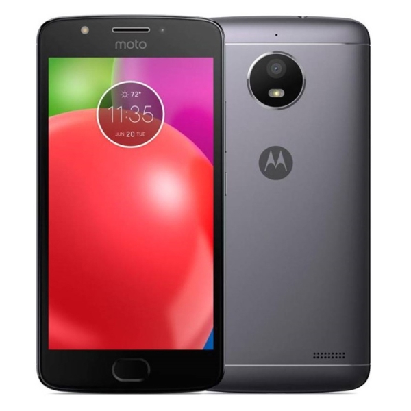 მობილური ტელეფონი MOTO E (XT1762)Grey, 5.0 inches, 720x1280, Quad-core 1.3 GHz, 16 GB, 2 GB RAM, 5 MP/8 MP, 2800 mAh.