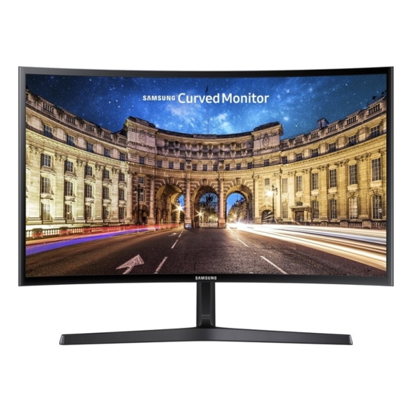 მონიტორი  SAMSUNG 23.6" FHD  LC24F396FHIXRU  4MS 1920X1080 60HZ 250CDM2 , 178°X178°, HDMI, VGA