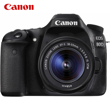 ფოტოაპარატი Canon EOS 80D 18-55 IS 24,2MP APS-C 22,3 x 14,9mm CMOS sensor, ISO 100-25600 standard, 1080p Full HD 50 Fps ,SD,SDHC,SDXC,UHS-I , 3.0" LCD