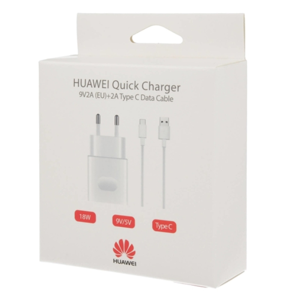 მობილურის დამტენი MOBILE AC  HUAWEI HUAWEI AP32 FAST CHARGER USB-C WHITE